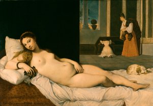 Makuuasennossa Venus